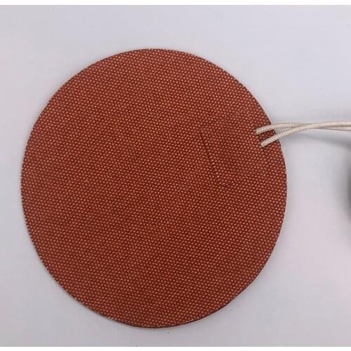 Heater silicone 400w 60C thermostat 120V riscaldatore bed diametro 240mm industerial heater silicone heater pad oil heater