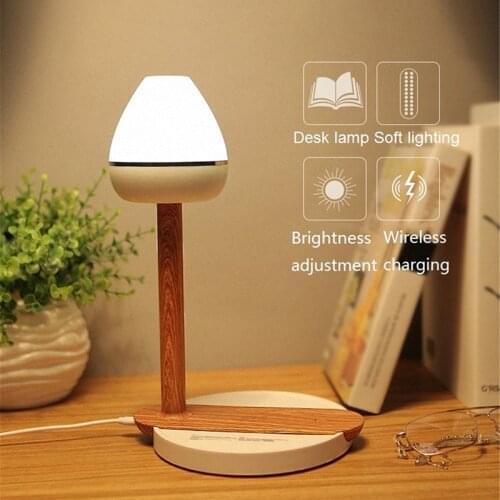 Desk lamp LED lamp desk lamp with wireless charging base bedroom bedside usb night light gift Drop shipping