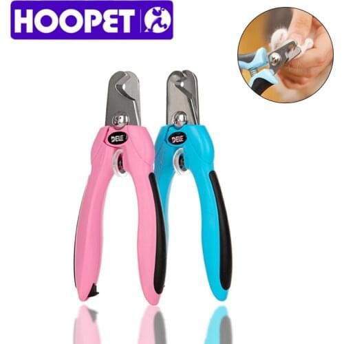 HOOPET Professional Dog Nail Clippers Pet Nail Clippers Dog Cat Nail Grinder Stainless Steel Nail Trimmer Grooming Scissors