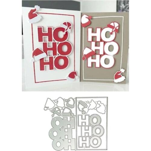 Christmas Metal Cutting Dies Stencil DIY Scrapbooking Album Paper Card Template Mold Embossing Craft Decoration