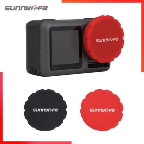 For DJI Osmo Action Sports Camera Silicone Case Lens Cap Protective Mirror Scratch Camera Lens Cover Scraper Accessories