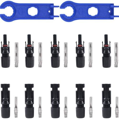 Solar Wrench Tool Connectors Mounted Cable Metal PP TPR Electrical Assembly Set Disassembly Panels