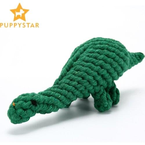 High Quality Pet Dog Toy Chew Wear-Resistant Dog Cute Dinosaur Toy For Playing Small Medium Large Dog Cat Clean Tooth Toy XF0029