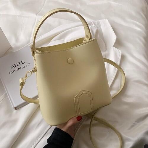 High Quality Women Small Pu Leather Handbags Fashion Ladies Purse Shoulder Crossbody Bags Designer Female Messenger Bucket Bags