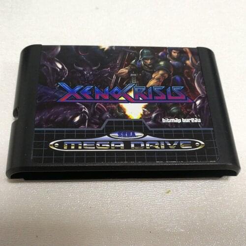 XenoCrisis 16 Bit MD Game Card Sega Mega Drive Genesis