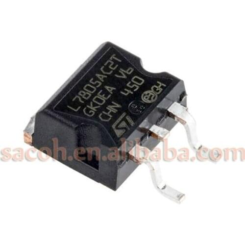 10Pcs L7805ACD2T-TR or L7805ACD2T or L7805AC2T or L7805CD2T or L7805C2T TO-263 Precision 1A 5V regulators