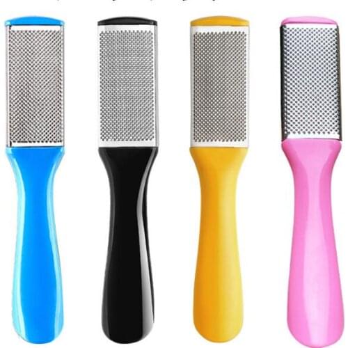 120Pcs/Lot Foot File Rasp Foot Rubbing Plate Stainless Steel Dead Skin Calluses Cutin Foot Grinding File Manicure HA2227