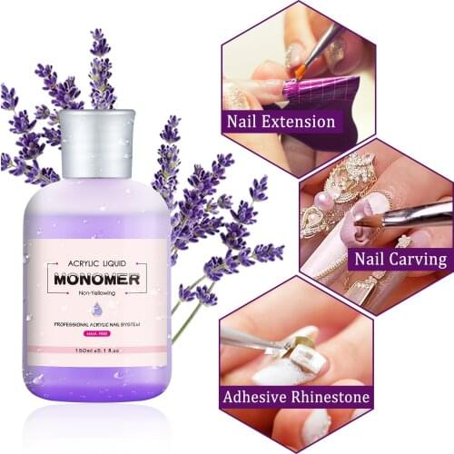 150ml Monomer Acrylic Nail Powder Liquid Carving nail kit liquid art manicure tool for nail extension set