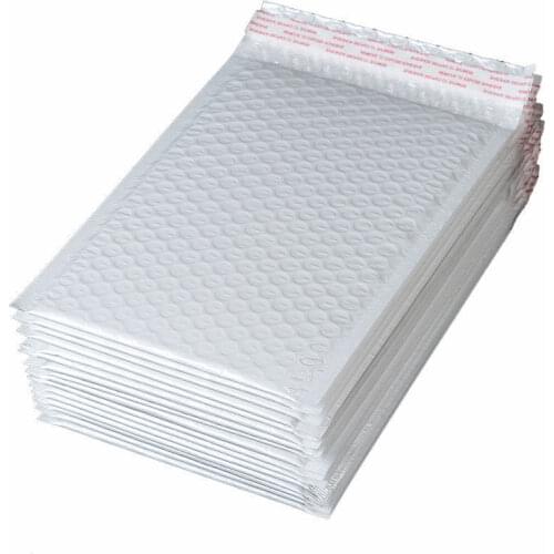 20Pcs Storage Bag White Pearlescent Film Bubble Envelope Bag Shockproof Moisture-proof and Pressure-proof Storage Transport Bag
