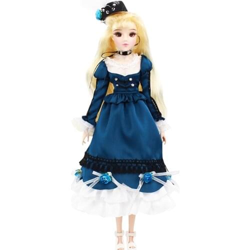 30cm Flexible 14 Joints Anime Libra Constellation Doll in Pink Dress Clothes Kids Birthday Gift Adult Collections