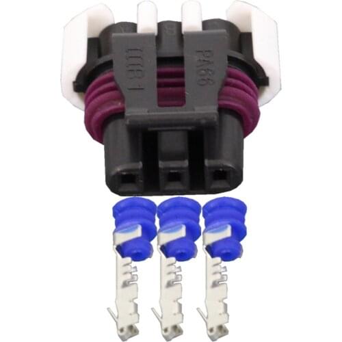 3 pin harness jacket waterproof plug connector with terminal block DJ7035Y-1.5-21 3P