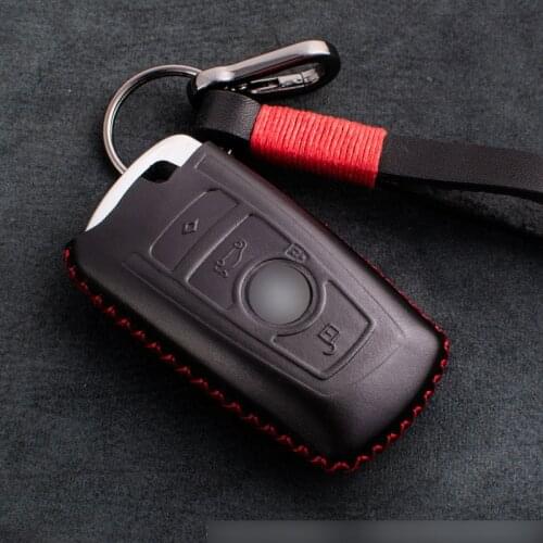 1 Pcs Genuine Leather Key Cover Shell Car Key Case for BMW 520 525 f30 f10 F18 118i 320i 1 3 5 7 Series X3 X4 M3 M4 M5