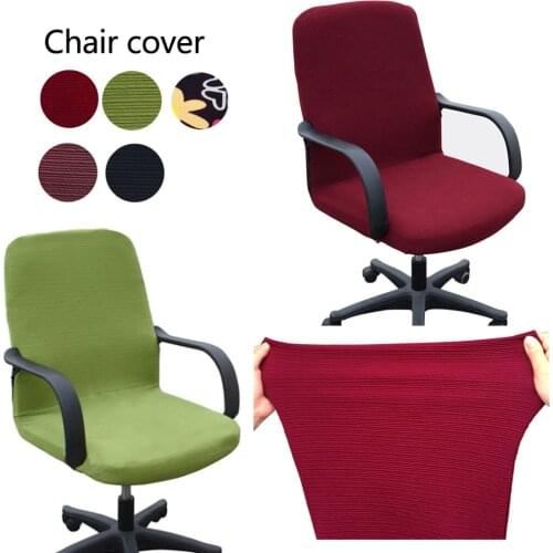 Elasticity Office Computer Chair Cover Side Arm Chair Cover Recouvre Chaise Stretch Rotating Lift Chair Cover Without cadeiras