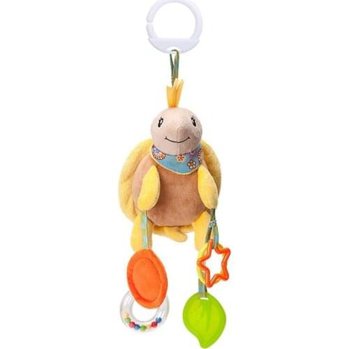 Baby Rattle Toy Hanging Ornament Lovely Animal Educational Hanging Rattle Toy Crib Hanging Toy Home Hanging Decoration