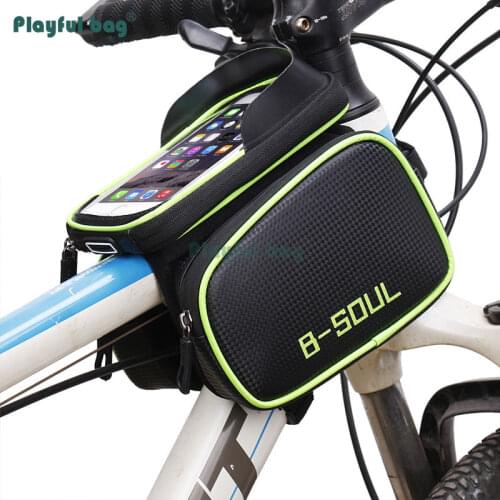 Playful bag Rainproof bicycle bag Bike mobile phone bag 6.2 " Riding Bicycle storage equipment Bike accessories BA03