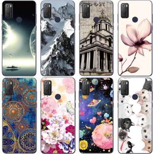 Back Soft Silicone Phone Covers for Alcatel 1S 2021 Mobile Phone Cases for Alcatel 1L 2021 Bags