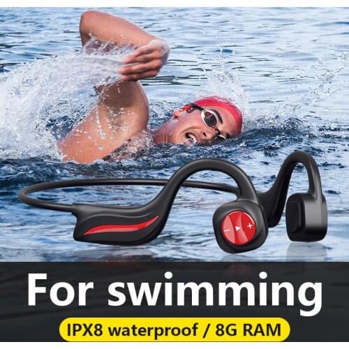 Bone Conduction Headphones Wireless Bluetooth Swimming Earphones IPX8 Waterproof Sports Headsets High Quality for Sony Xiaomi