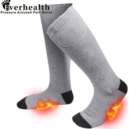 Everhealth Electric Heated Socks Rechargeable Battery Heating Socks Outdoor Sports Winter Warm Riding Ski Heating Warm