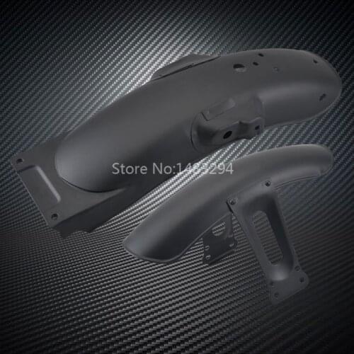 Front And Rear Black Steel Custom Wrapped Fender Mudguard Fit For Honda CG125 Retro modification Motorcycle​s