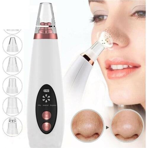 Facial Blackhead Remover Electric Acne Cleaner Rechargeable Acne Pimple Remove Pore Cleaner Blackhead Black Point Vacuum Cleaner