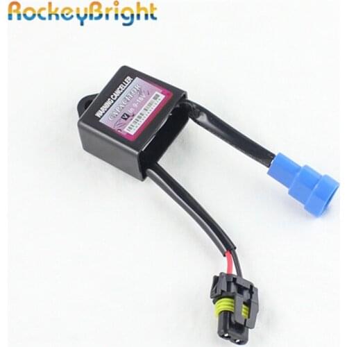 Rockeybright 10pcs C6 HID canbus load resistor H1 H3 H4 H7 H8 H11 H13 9004 9005 9006 xenon bulb error warning canceller decoder