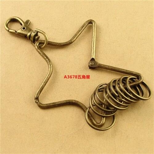 RONGQING 10pcs/lot DIY Fashion Jewelry Key Chains Great housekeeper Key buckle 2018