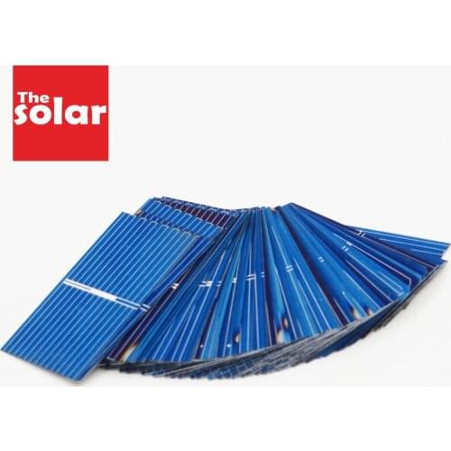 50PCS Solar Panel 5V 6V 12V Mini Solar System DIY For Battery Cell Phone Chargers Portable Solar Cell 39x22mm 0.5V 0.14W
