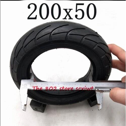 Super Quality 200x50 Solid Tyre,8-inch Tubeless Tyre 200*50 Explosion-proof Tire for Mini Electric Scooter Rear Tire Parts