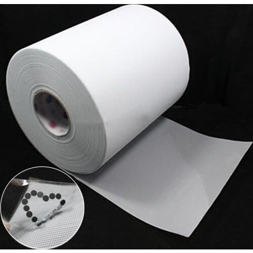 1 Meter 24cm Width Hot Fix Rhinestone Paper Heat Transfer Mylar Tape Iron On Crystal Film Paper DIY Hot Fix Rhinestone Motif