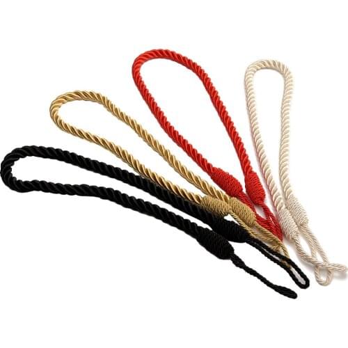 2PCS Curtain Tiebacks Window Drapery Ropes Holdbacks Home Curtain Holder Curtain Decorative Accessories