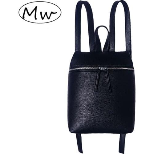 Women Backpack Black PU Leather Bagpack Lady Travel Bags Fashion Casual Female Rucksack Mochila