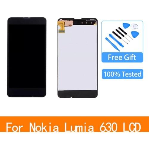 4.5" With Frmae LCD For Nokia Lumia 630 635 LCD Display Touch Screen Digitizer Assembly For NOkia Lumia 630 LCD