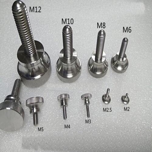 1pcs Stainless steel knurled screw Slingshot stepped screw M5M6M8M10M12