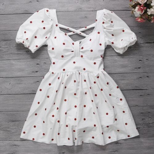 2021 Women Printed One Piece Swimwear Short Sleeve Swim Beach Dress Summer Sexy Swimsuit Swimming Beachwear Back Cross Swimdress