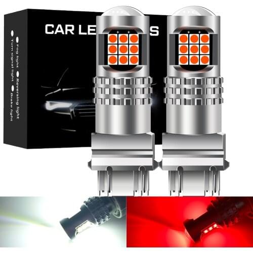 2x 1200LM 1156 BA15S P21W LED 1157 BAY15D P21/5W LED Light Bulb 1157 P21/5W R5W 30303SMD 3157 7440 7443 For BMW Audi VW Benz Kia