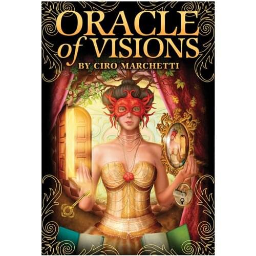 52pcs Tarot Cards Oracle Cards Of Visions Tarot Deck For Teen Fun Table Card Board Games Lovers Party Playing Card Entertainment