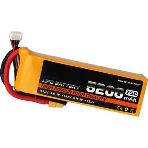 2-6s 75c 5200mah airplane model battery 75C 5200mah aeromodeling battery model aircraft li-polymer battery airplane battery
