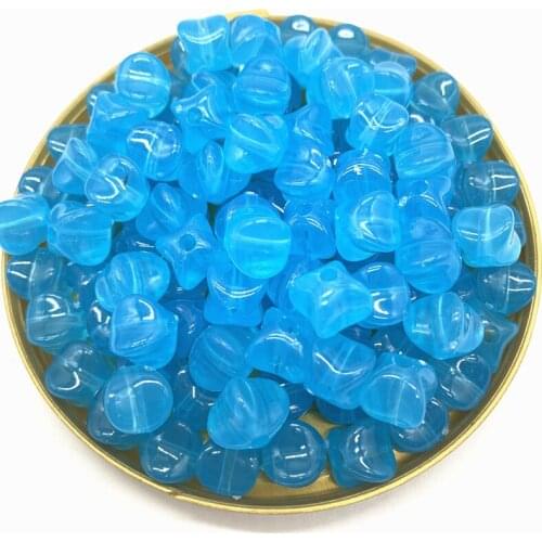 Wholesale 50pcs/lot 8mm Acrylic Beads Spacer Loose Beads For Jewelry Making DIY Bracelet Earring #QT17