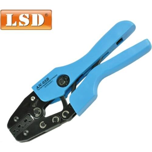 AN-03B Energy saving ratchet wheel crimping plier and tool for 0.5-6mm2 crimping open barrel terminals