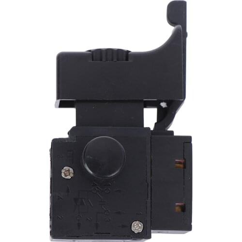 HUXUAN New 1PC FA2-6/1BEK Lock On Power Tool Electric Drill Speed Control Trigger Button Switch 6(6)A 250V 5E4 Hot Sale