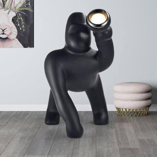 Postmodern minimalist floor lamp personality creative living room bedroom dining room King Kong floor lamp