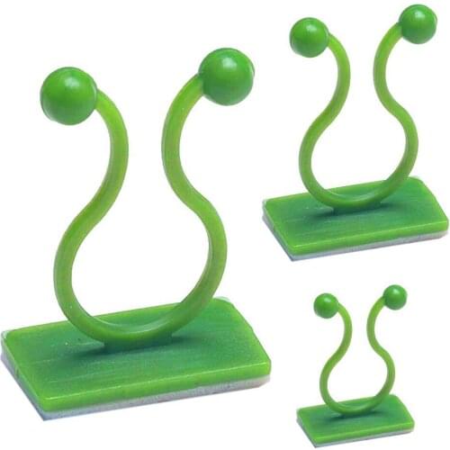Invisible Wall Rattan Clamp Clip Plant Climbing Support Hook Wall Wall Fixed Sticky Fixer Vine Rattan Climbing Clip N0J8