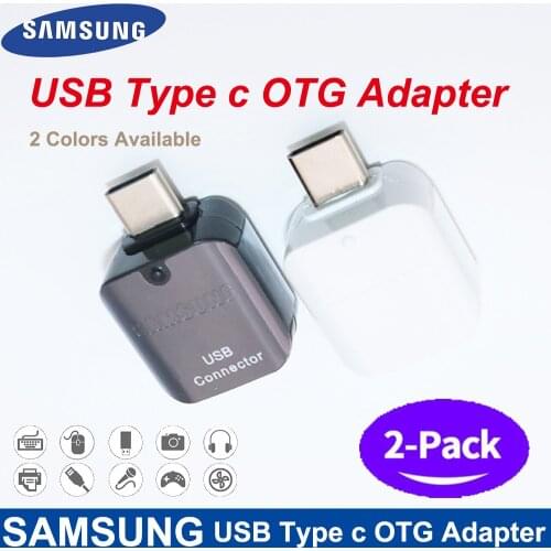 Original samsung USB 3.1 TYPE C OTG Data Adapter For Galaxy S8 S9 Plus Note 8 9 A8 2018 support pen drive/Keyboard/Mouse/U Disk