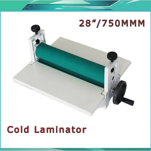 All Metal Frame 28" 750MM Manual Laminating Machine Perfect Protect Cold Laminator with Fast Shipping Fee