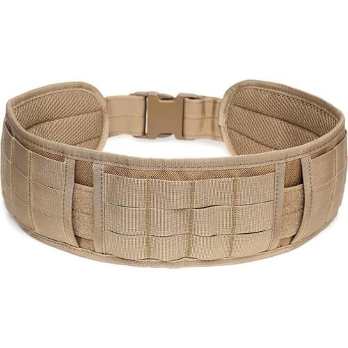 Military Wide Belt Molle Tactical Belt Outdoor Hunting Camouflage Multi-purpose Equipment Waist Girdle Army Tactical Waistband