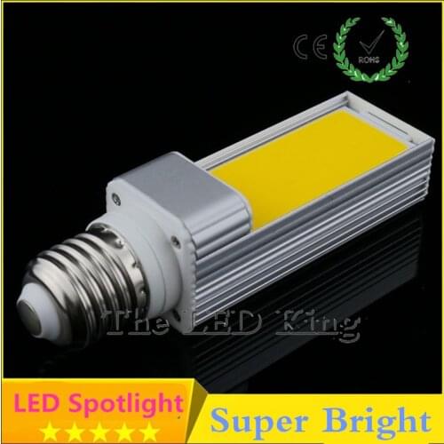 Super Bright LED Bulbs 10W 15W 20W E27 G24 G23 LED COB Corn Bulb Lamp Light Spotlight 180 Degree AC85-265V Horizontal Plug Light