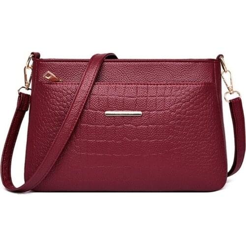 Fashion Alligator Pattern Crossbody Bag Women PU Leather Shoulder Bag Lady Shopping Messenger Bag Mommy Handbag Bolso