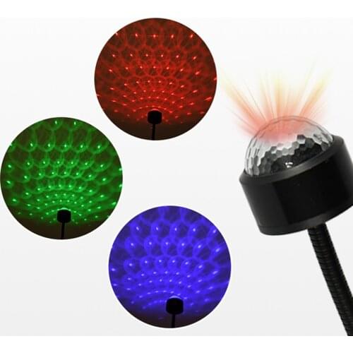 1 Pcs luci ambientali tetto per auto luce a stella romantico USB luce notturna lampada da atmosfera lampada Car Decoration Light