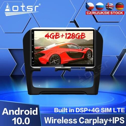 128GB Android 10.0 Car Radio Tape Recorder for Citroen C4 Car DVD Multimedia Player GPS Navigation Auto Stereo Head Unit Screen