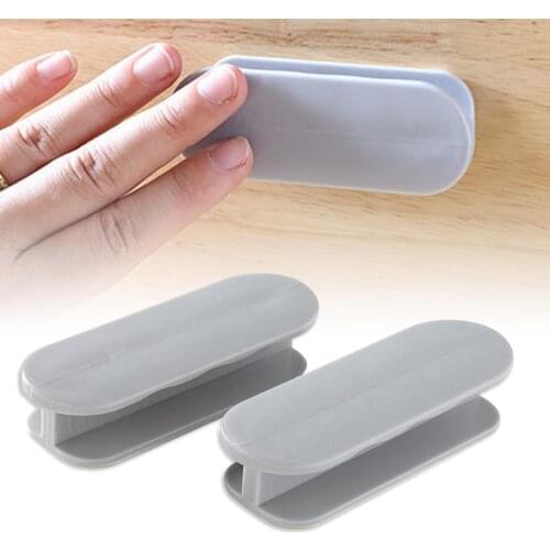 2Pcs Punch Free Cupboard Kitchen furniture Door Drawer Handle Furniture Decor for wardrobe kitchen bathroom